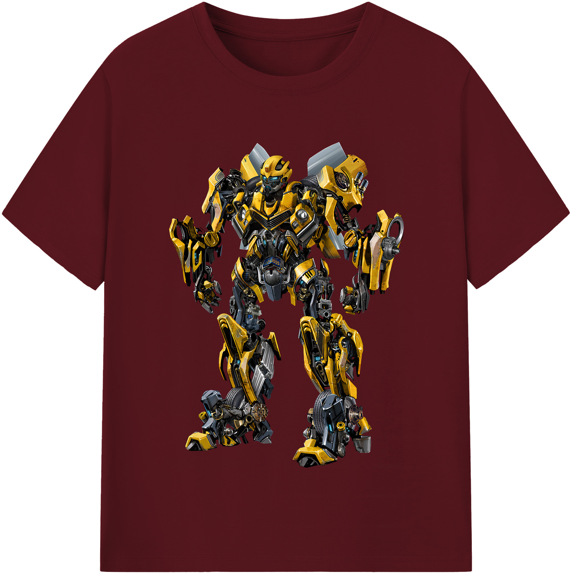 （画像用） Transformers トランスフォーマー 綿100％半袖Tシャツ（フロントプリント）